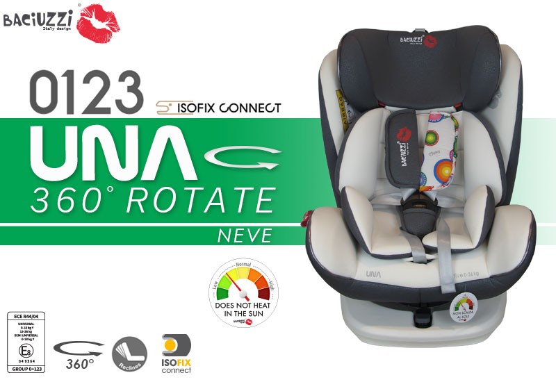 Poltrona auto 0-36 kg UNA - NEVE ○ BACIUZZI ○